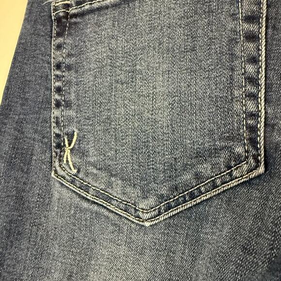 KUT From The Kloth Raw Hem Straight Denim Jeans Women’s 6 Dark Blue Wash Casual - Picture 8 of 10